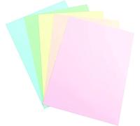 Indigo® A5 160gsm Pastel Coloured Cards Assorted Multi Colour Paper for Art & Craft Project - 50 Sheets