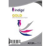 Indigo® A5 White Multipurpose Copier 80GSM (100 Sheets of Paper, White)