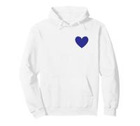 Indigo Affection | Abstract Visual Balance Pullover Hoodie