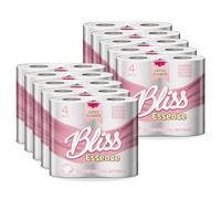 indigo Bliss Luxury Scented Bathroom 40 Toilet Rolls 2 Ply Lotus Flower - Super Soft and Strong Toilet Paper - Ultimate Quilted Comfort for a Luxurious Bathroom Experience -4 x10 Rolls Pack = 40 Rolls