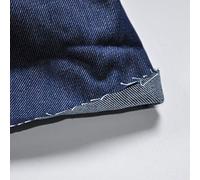 Indigo Blue 8 oz 100% Cotton Denim Chambray Fabric,56 Inches Wide, by The Yard
