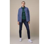 Indigo Blue Casual Denim Jacket Enorsia Blue 8