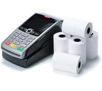indigo Box of 20 Rolls 57 x 40mm Premium Thermal Paper Till Receipt Rolls for PDQ Credit Card Machine, POS, EPOS, Barclaycard, Verifone, Ingenico, Sagem, Spire, Pax, Worldpay, Lloyds, BOS, Tyl, RBS