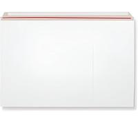 Indigo® C2 & C3 White All Board Envelopes - Peel & Seal, Heavy-Duty, Eco-Friendly Mailing (C2: 444x625mm, C3: 324x458mm) (C2, Wallet, Pack of 25)