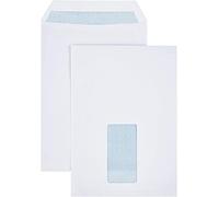 Indigo C5 Window 229 x 162 mm White Self Seal Pocket Envelopes Pack 25