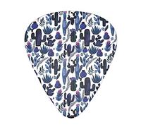 Indigo Cactus 12-Pack Guitar Picks, Includes Thin, Medium & Heavy Gauges 3 Sizes for Guitar Electric Acoustic Picks