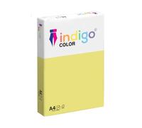 Indigo Color Paper A4 80 GSM Multifuctional Coloured Copier Paper 1 Ream 500 Sheets (Pastel Light Yellow)