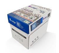 Indigo® Copy Paper - A4 White - Box of 5 Reams (2500 Sheets) - 80gsm Bright White Premium Office Paper for Printing & Copying - Inkjet, Laser & Copier Use