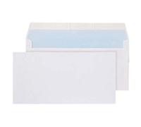 Indigo® DL White Self Seal Envelopes 110 x 220mm 80gsm - Strong Mailing Envelopes for Letters, Documents & Invoices - Office & Home Use - Pack of 100