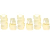 indigo® Easytear Clear Sticky Tape 19mm x 33m - Pack of 8 Rolls, Extra Sticky Multi-Purpose Adhesive Tape for Household Objects, Clear Packing tape for Sticking Envelopes or Cards