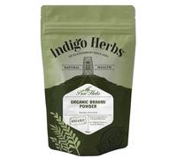 Indigo Herbs Organic Brahmi Powder - 100g | Bacopa Monnieri Powder | Memory & Concentration Support | Ayurvedic Hair Growth Support