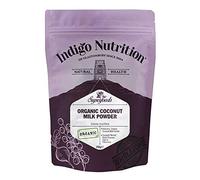 Indigo Herbs Organic Coconut Milk Powder 250g - 75% Coconut - Natural Dairy Free Milk Powder - Vegan