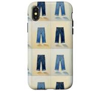 Indigo Icons Painterly Denim Art for the True Denimhead Case for iPhone X/XS