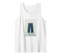 Indigo Icons Painterly Denim Art for The True Denimhead Tank Top