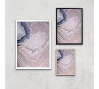 Indigo Lull Giclee Art Print - A3 - Wooden Frame
