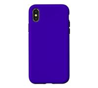 Indigo Minimalist Color Artwork Case for iPhone X/XS