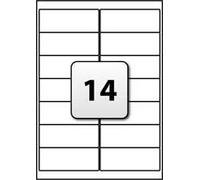 indigo® Multipurpose White A4 Sticker Labels-Inkjet, Laser, Copier-Versatile Sticker Labels for FBA, UPC, Packaging, Sold, Barcodes-Waterproof and Durable, 50 Sheet-14 Label Per Sheet(99.1 x 38.1mm)