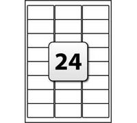 indigo® Multipurpose White A4 Sticker Labels-Inkjet, Laser, Copier-Versatile Sticker Labels for FBA, UPC, Packaging, Sold, Barcodes-Waterproof and Durable, 50 Sheets-24 Label Per Sheet(63.5 x 33.9mm)