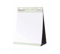 indigo Orchid® Recycled Tabletop Self-Stick Flipchart Pad - 20 Sheets | 70gsm Recyclable Paper, 58.5 × 50cm, Removable Adhesive (1)