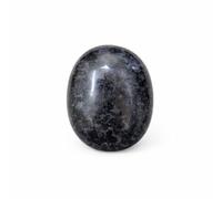 Indigo Palm Stone, Worry Stones, Natural Oval Worry Stone, Natural Stone for Balancing Reiki, Therapy, Meditation (Indigo, 70-80g)