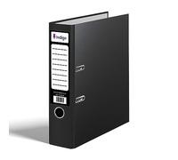 indigo® Premium A4 Office Lever Arch File - Durable, Organized File Storage -(FSC Certified, Black, 70mm Spine)