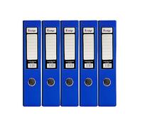 indigo® Premium A4 Office Lever Arch File - Durable, Organized File Storage -(FSC Certified, Blue, 70mm Spine - Pack of 5)