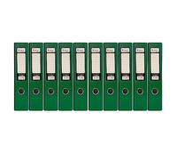 indigo® Premium A4 Office Lever Arch File - Durable, Organized File Storage -(FSC Certified, Green, 70mm Spine - Pack of 10)
