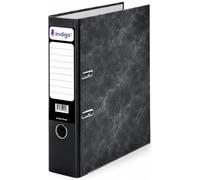 indigo® Premium Cloud Marble Range, FSC Certified (Lever Arch File - Foolscap 80mm Spine, Pack of 20)