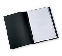 indigo Presentation Book Folders - Sleek & Professional A4 Display Book with Durable Polypropylene Pockets - Ideal for Organizing Documents - Black (40 Pockets)
