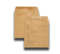 Indigo Printed Wage Pay Money Brown Manilla Envelopes (500)