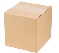 Indigo Removal Storage Cube Box, Single Wall Corrugated Cardboard Postage Mailer Flat Packed - Pack of 25 (8" x 8" x 8" (203 x 203 x 203mm))