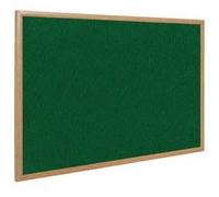 Indigo Reversible Green Fabric Notice Cork Board 600 x 400mm - Fixings & Pins Incl