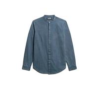 Superdry Mens The Merchant Store - Indigo Henley Shirt