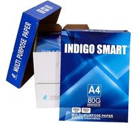 Indigo® Smart A4 Copier Paper 80gsm - Premium White Professional Business Printer Paper for Laser & Inkjet - Multipurpose Office Paper - Box of 5 Reams (2500 Sheets)