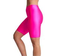 Indigo Soul Kids Girls Nylon Cycling Shorts Kids Cycling Shorts Swim Trunks PE Cycling Shorts Swimwear Hot Pants (Pink, Regular Fit)