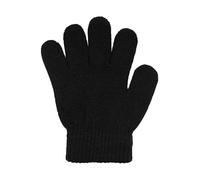 Indigo Soul Kids Winter Magic Gloves Full Fingers Mittens Girls Knitted Gloves Boys Outdoor Gloves Warm Football Walking Sports Gloves (Black, One Size)
