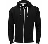 Indigo Soul Mens Hoodies Jacket Big And Tall Plus Size Oversized Zip Up Hoodie Long Sleeve Hooded Sweatshirt Top Black