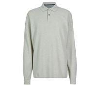 Indigo Soul Mens Long Sleeve Plain Pique Polo Shirt Warm Work Casual Button Collared Top UK (UK, Alpha, L, Regular, Regular, Standard, Heather Grey)
