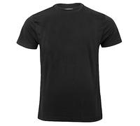 Indigo Soul Mens Plain T Shirts Cotton Crew Neck Short Sleeve T-Shirts Regular Gym Sports Casual Tee Shirt (2XL, Black)