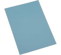 Indigo® Square-Cut Foolscap Folder - 180 GSM Heavy-Duty Card, Blue - Pack of 100