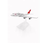 indigo® Virgin Atlantic Boeing 747 Diecast Metal Model Aircraft with Display Stand, 1:400 Scale Airline Aeroplane Collectable Display Jet Airliner Replica, Aviation Gift for Collectors