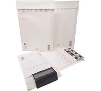 indigo® White Bubble Padded Mailing Posting Mailer Jiffy Bags e-Commerce Eco-Friendly (R3 Size 170 X 225mm (Qty 100) W3 C13)