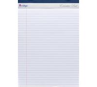 indigo White Ruled Lined Legal Executive Paper Refill Pad Margin 8mm 60gsm (1)