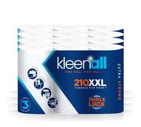 Indigo® XXL Kitchen Towel Rolls - 12 Pack Extra Large 3-Ply Paper Towels - Super Absorbent & Extra Strong - Thick Household Wipes for Indoor & Outdoor Use