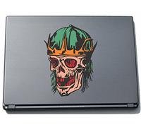 INDIGOS UG Laptop Sticker Laptop Skin 111MMX150 MM King Skull Darkness