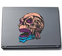 INDIGOS UG Laptop Sticker Laptop Skin 183MMX210 MM Spooky Skull