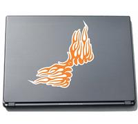 INDIGOS UG Laptop Sticker Laptop Skin 203MMX210 MM Wing Fire Up At The Sky