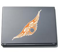 INDIGOS UG Laptop Sticker Laptop Skin 205MMX210 MM FIRE DEMON