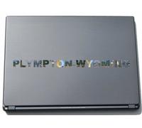 INDIGOS UG Plympton-Wyoming Laptop Sticker Laptop Skin 290 mm with sights