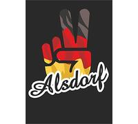 INDIGOS UG - Sticker - Car Sticker - Germany - City of Alsdorf - Approx. 25 x 20 cm - Victory - Victory - Rear Window, Trunk, Laptop, Football, Sports, School, Tuning